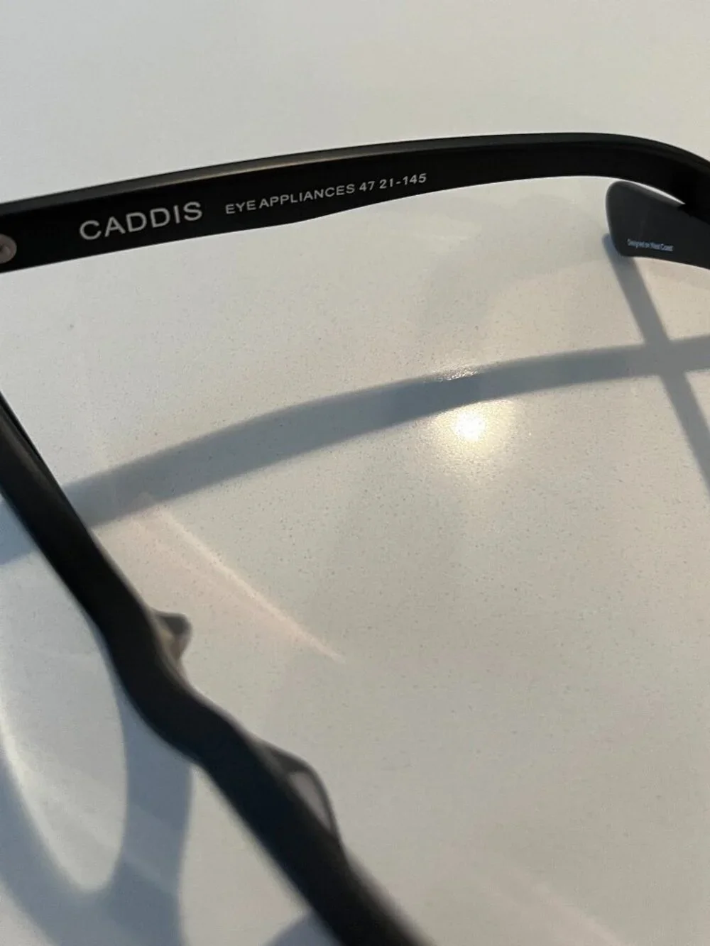 NEW! Caddis Bixby Compact Matte Black 1.00 Reading Glasses
